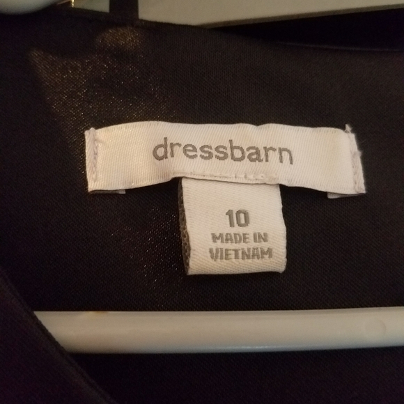 DRESSBARN DRESS BARN Black Size 10 Dress - Picture 4 of 6